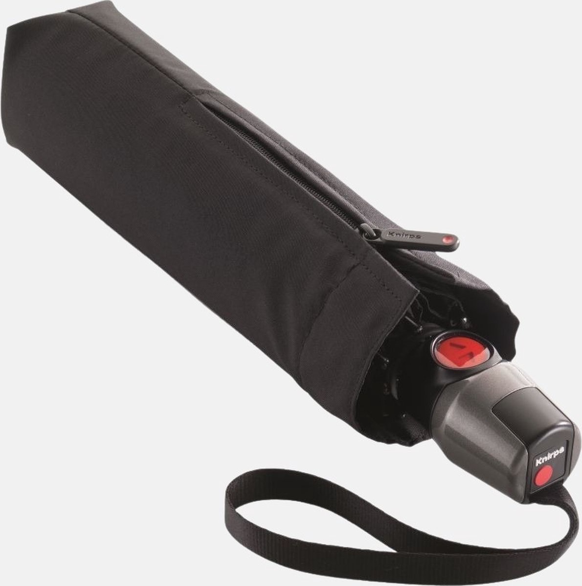 Knirps T200 duomatic opvouwbare paraplu zwart