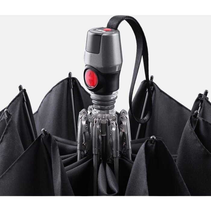 Knirps T200 duomatic opvouwbare paraplu zwart