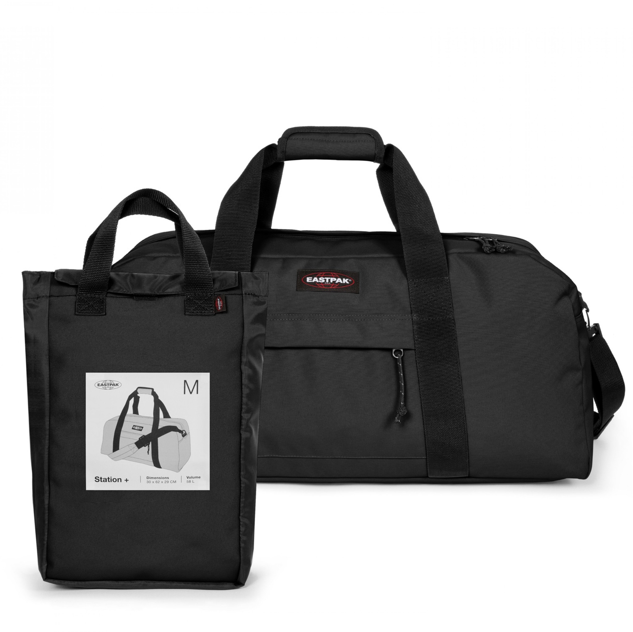 Eastpak Eastpak Station + 58L weekendtas-sporttas zwart