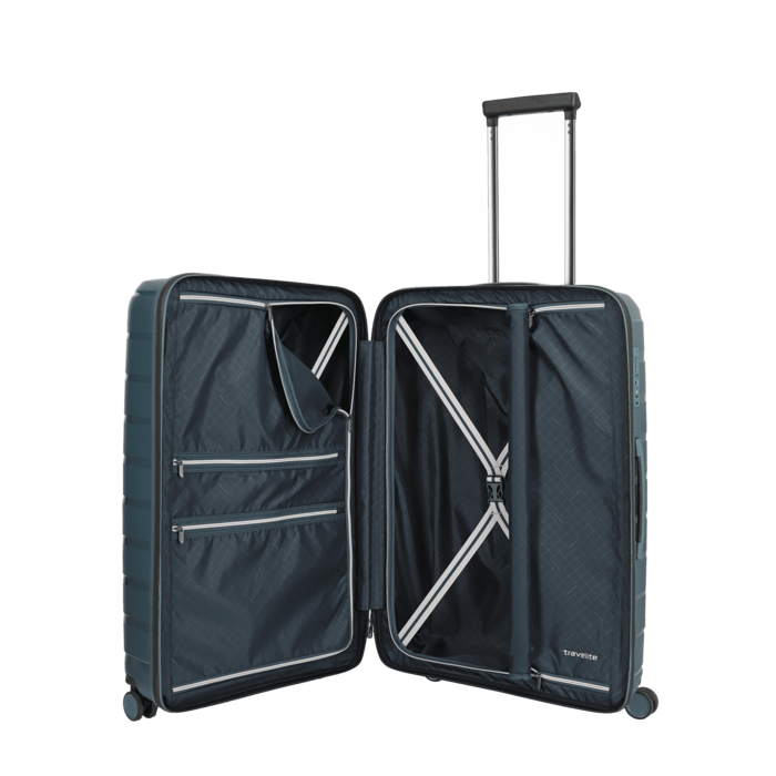 Travelite Air Base M 4-wiel trolley 71-82L ice blue
