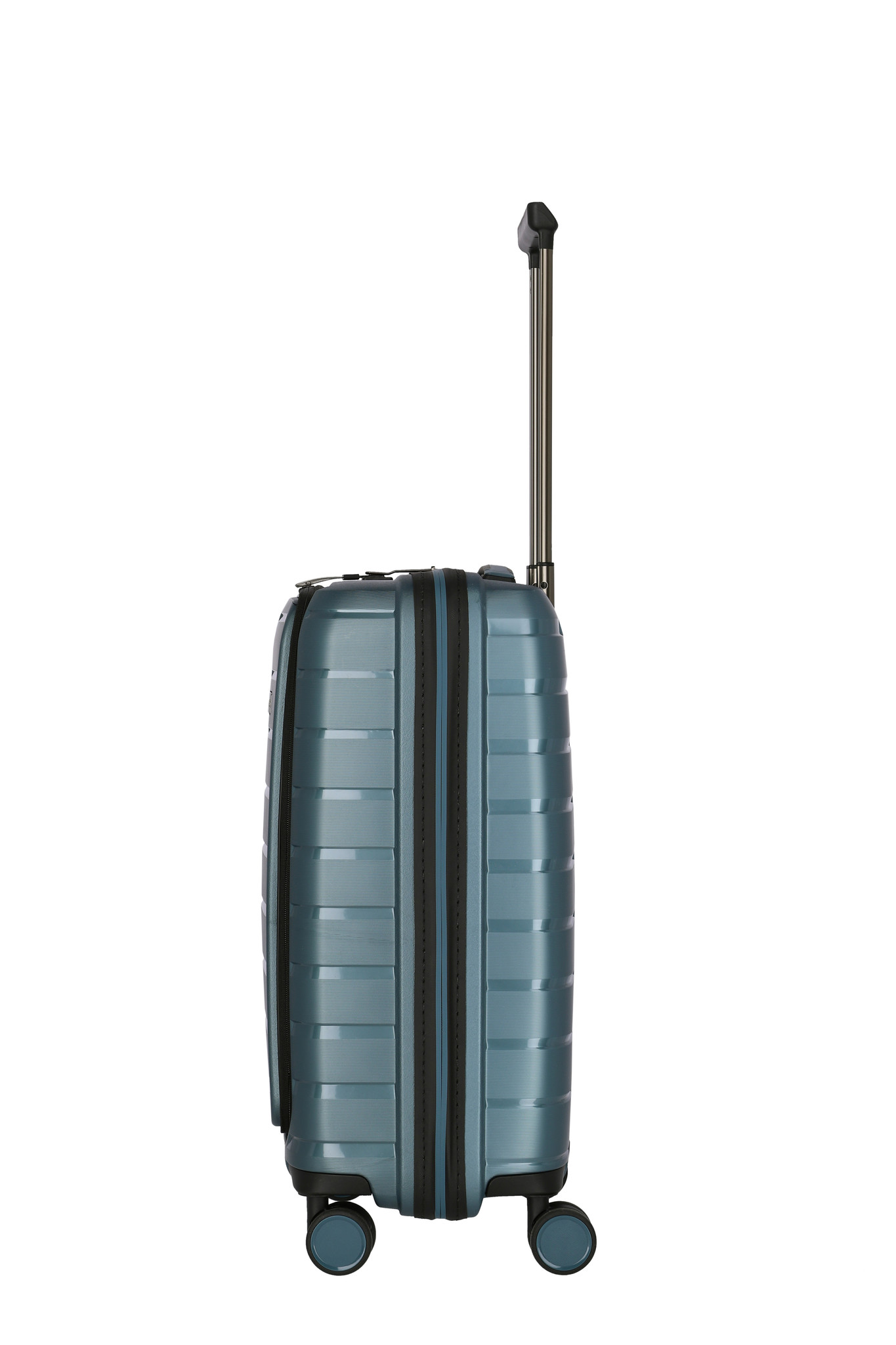 Travelite Air Base S 4-wiel cabinluggage-front pocket ice blue
