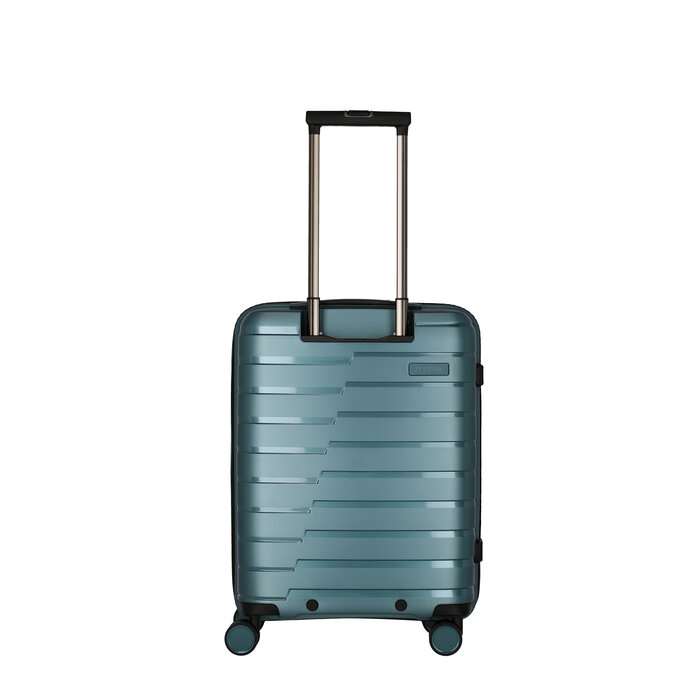 Travelite Air Base S 4-wiel cabinluggage-front pocket ice blue