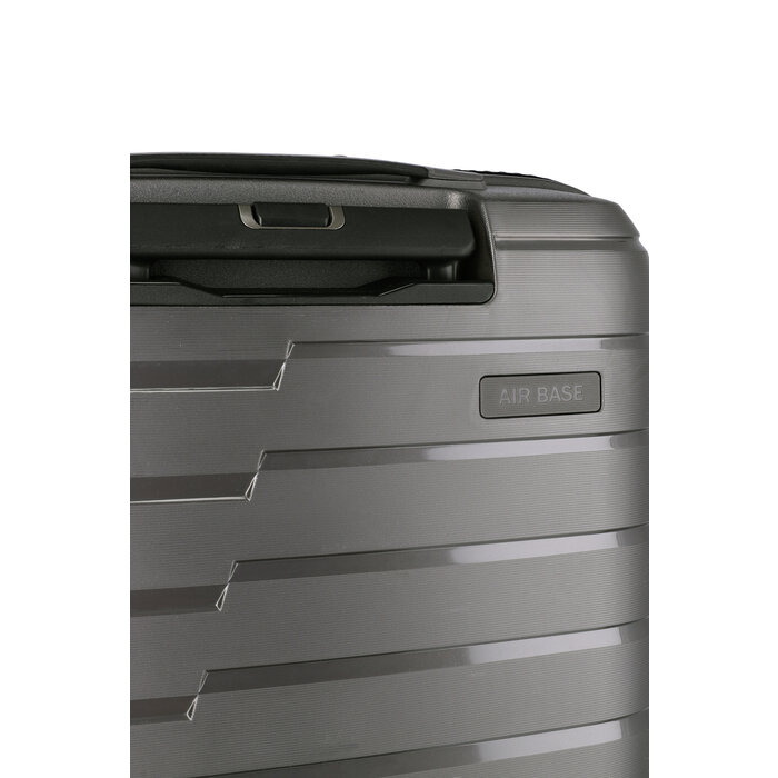Travelite Air Base S 4-wiel cabinluggage-front pocket antraciet