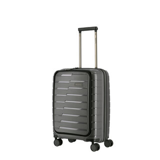Travelite Air Base S 4-wiel cabinluggage-front pocket antraciet