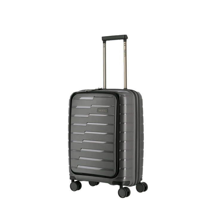 Travelite Air Base S 4-wiel cabinluggage-front pocket antraciet