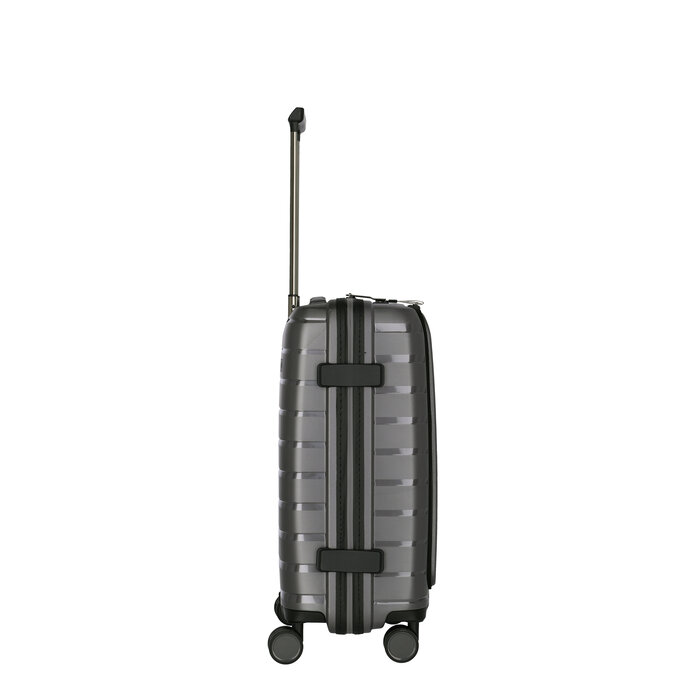 Travelite Air Base S 4-wiel cabinluggage-front pocket antraciet