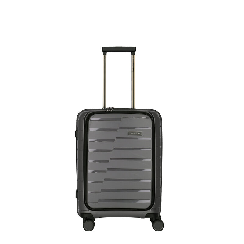Travelite Air Base S 4-wiel cabinluggage-front pocket antraciet