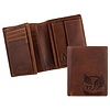 Nepal RFID-SAFE 9cc hoge billfold bruin