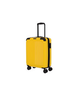 Travelite Cruise S 4-wiel handbagage trolley geel