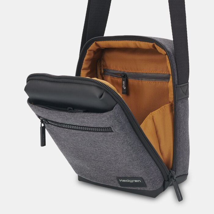 Hedgren Next App crossover pouch 7" RFID stylish grey