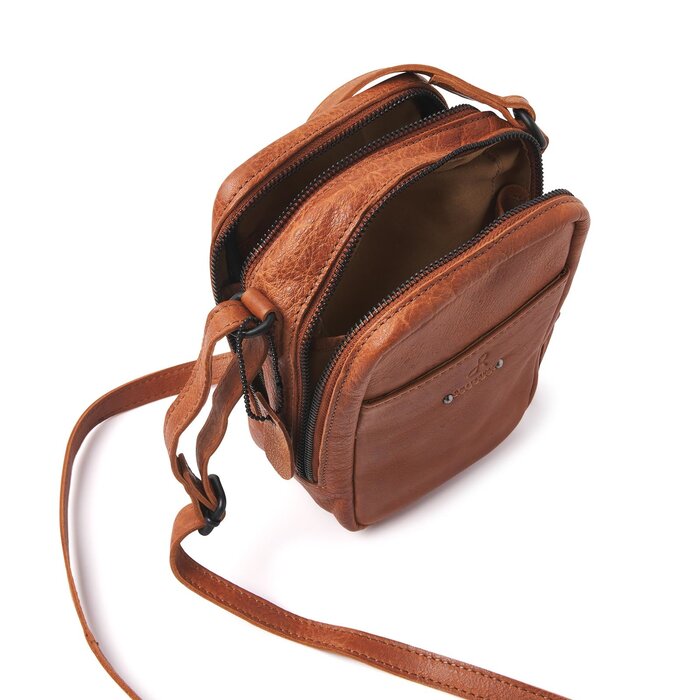 De Rooy Amsterdam Tampa schoudertas camel