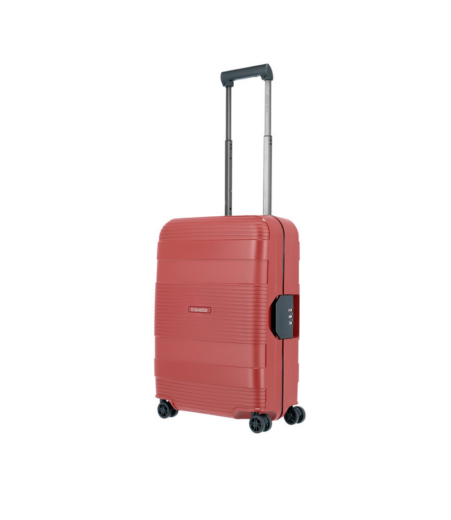Travelite Korfu 55cm-39L handbagage-koffer donker rood - tasenik.nl Harkema Lederwaren