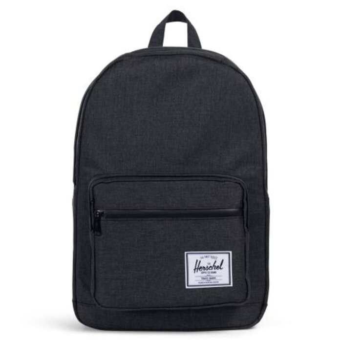 Herschel Pop Quiz 15.4 laptop rugzak black crosshatch black tasenik Harkema Lederwaren