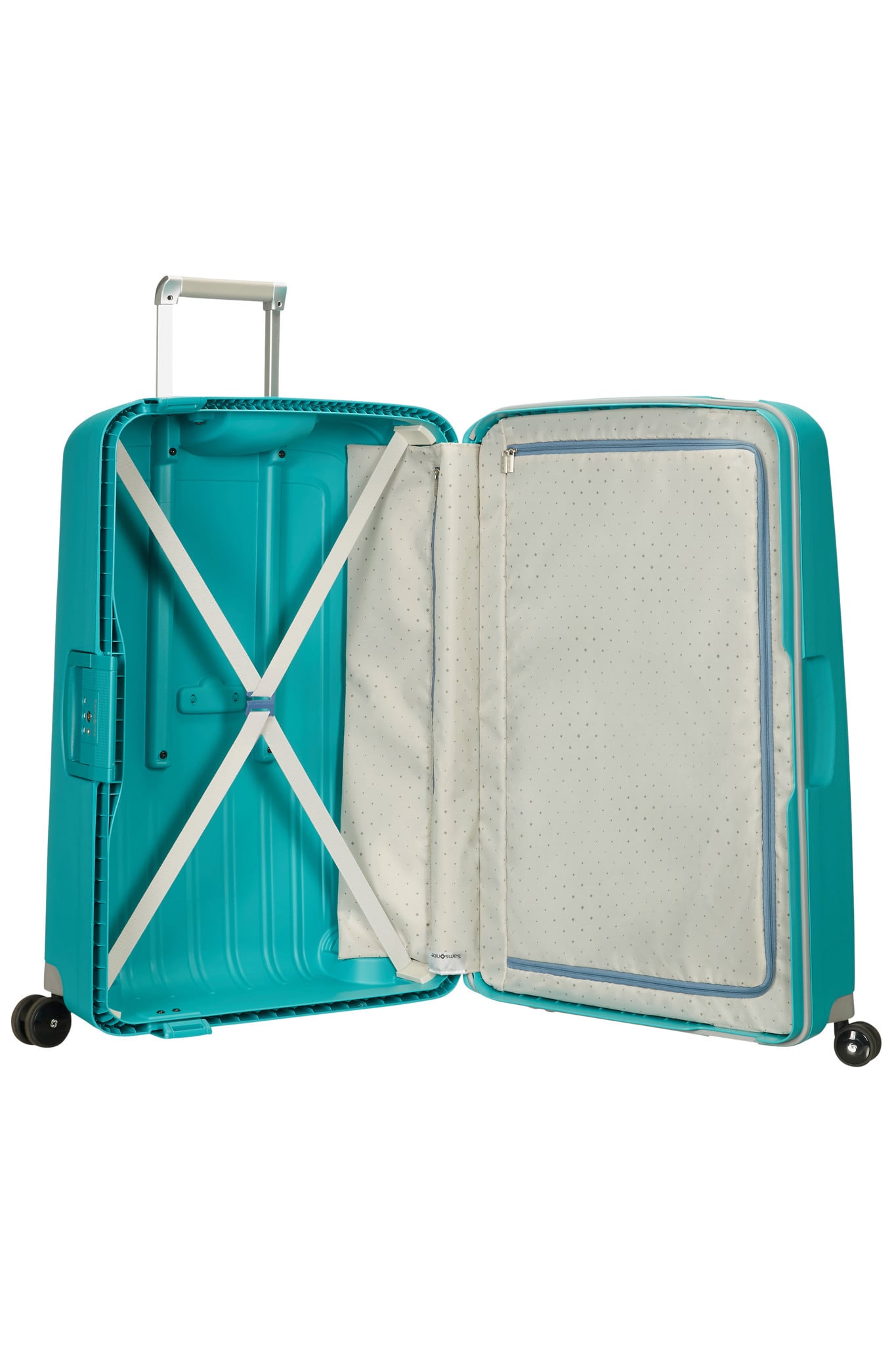 Samsonite Samsonite SCure Spinner 75cm-102L reiskoffer aqua blue