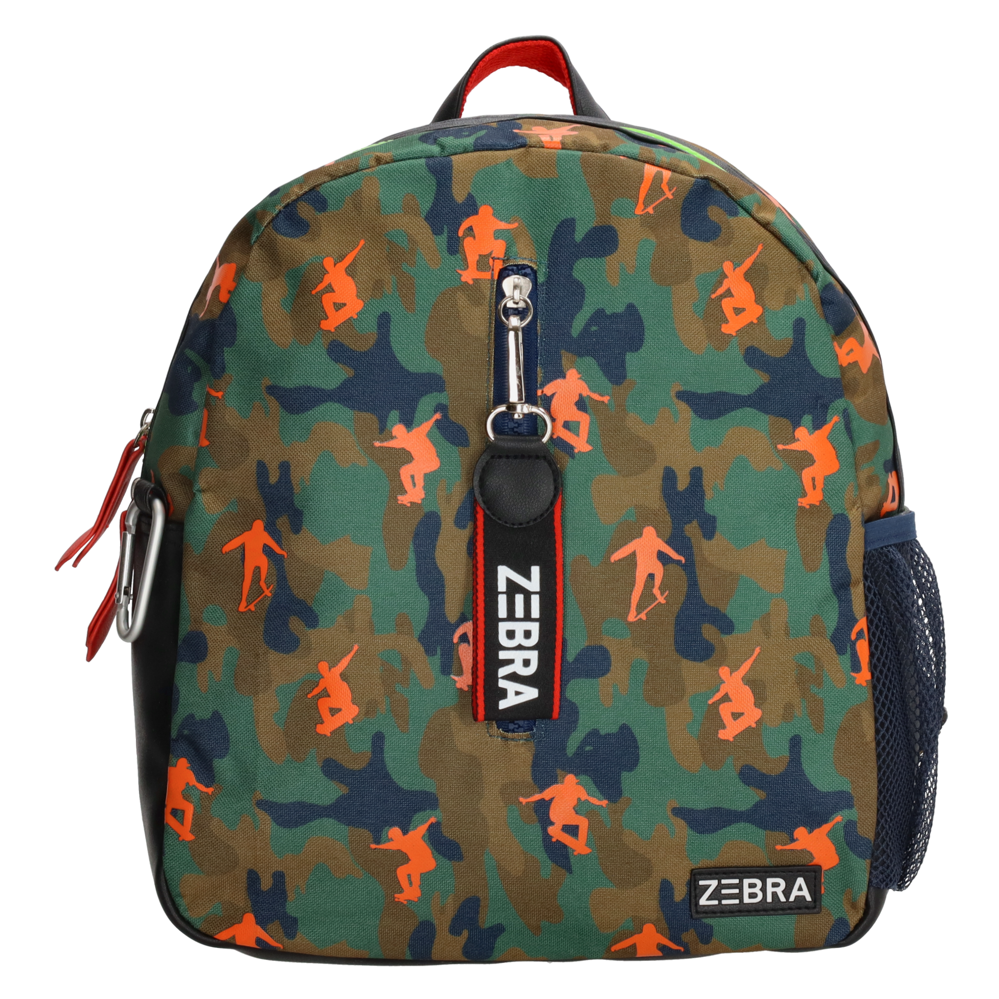 Zebra Trends Rugzak boys skating leger groen
