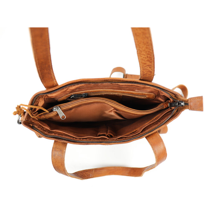 Bear Design Bear Design Jilke shopper-schoudertas cognac