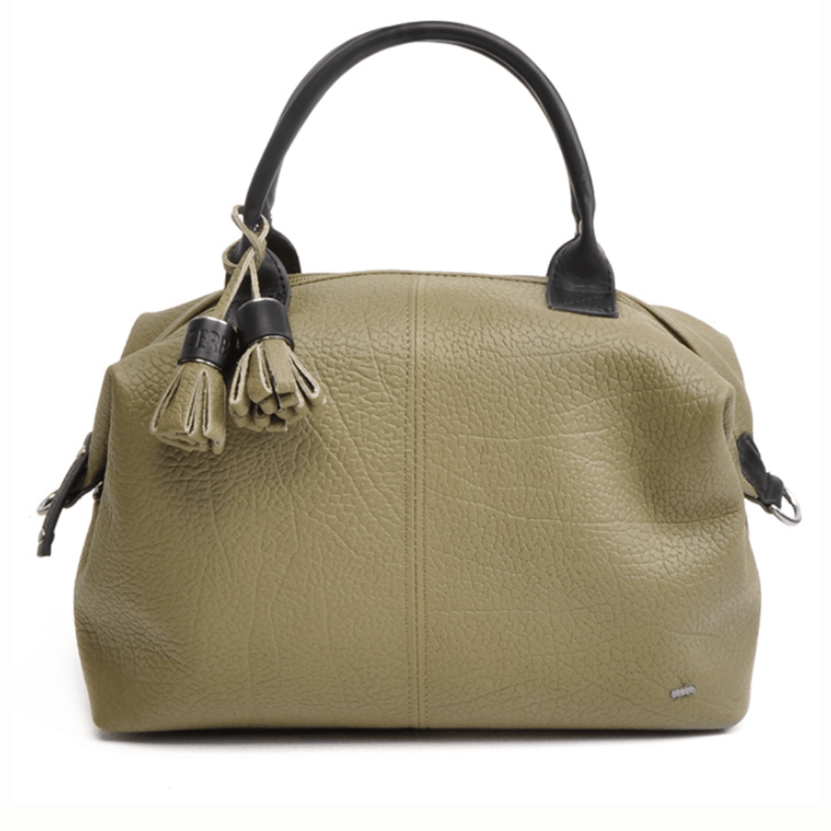 Berba Chamonix leren handtas olive tasenik Harkema Lederwaren