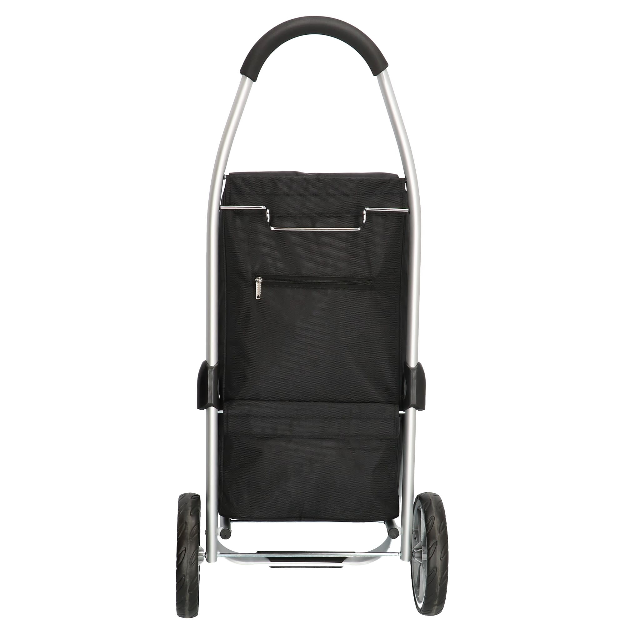 Beagles Alberic boodschappentrolley-winkelkarhaak zwart