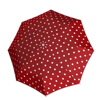 Knirps T.200 duomatic opvouwbare paraplu dot art red