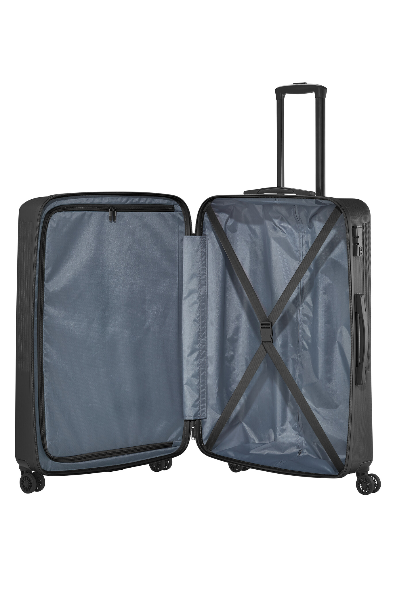 Travelite Bali L 77cm-96L reiskoffer zwart