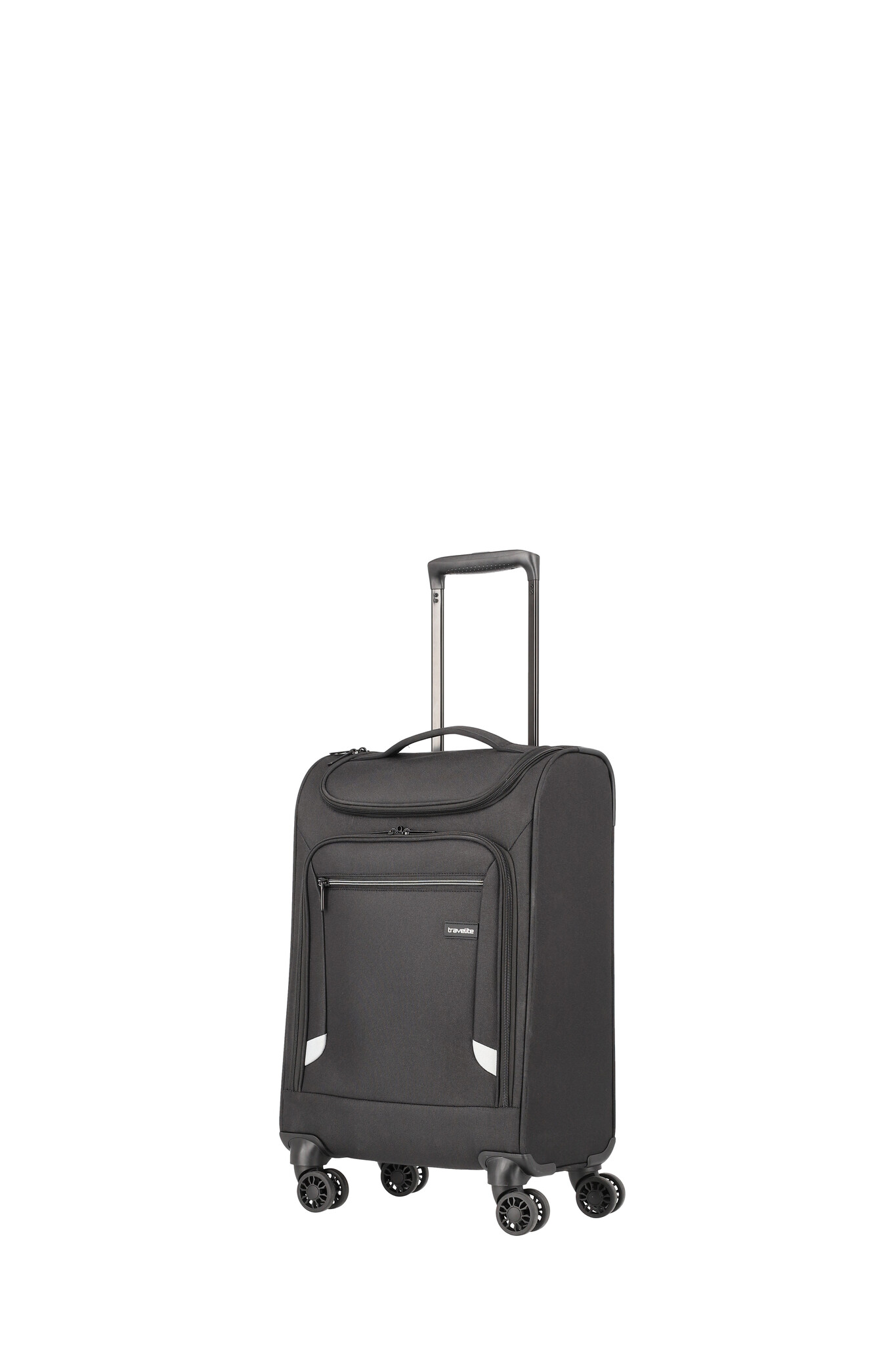 Travelite Travelite Cabin 55x35x20cm trolley with toploader zwart