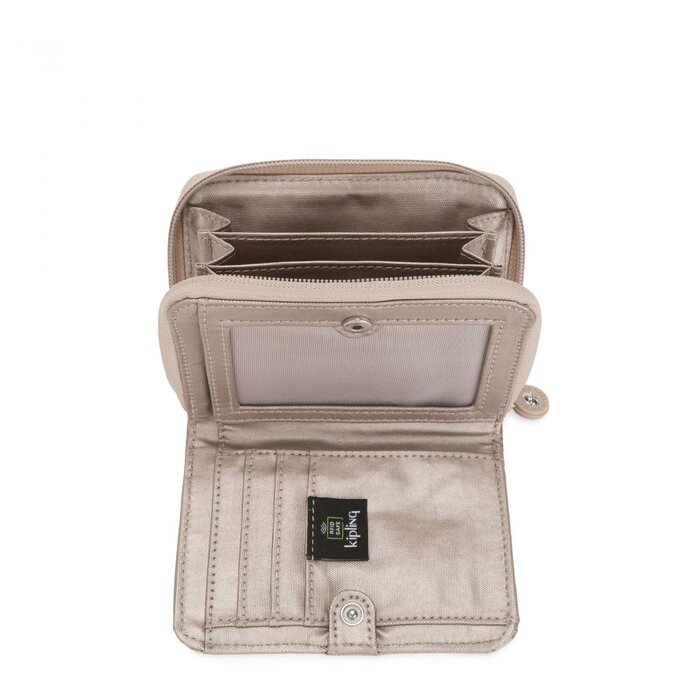 Kipling Money Love portemonnee metallic glow