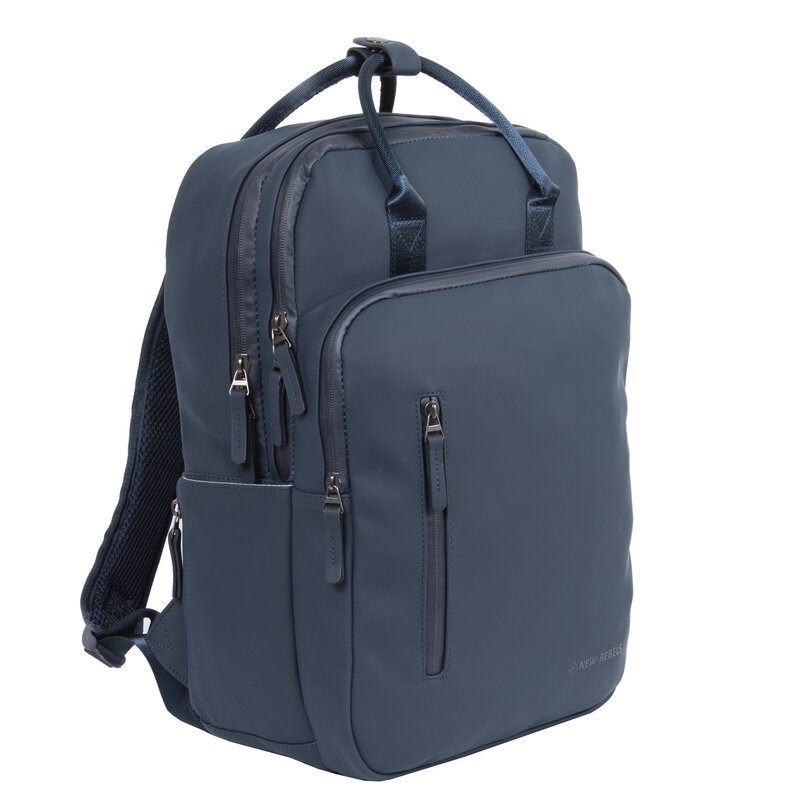 New Rebels New Rebels William Milwaukee handel 15.6" laptop rugtas blauw