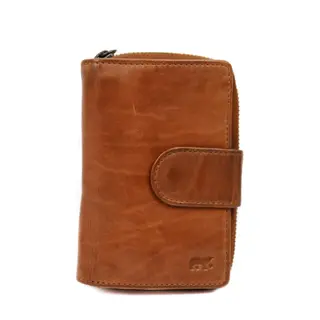 Bear Design Loet 10cc rits-portemonnee cognac