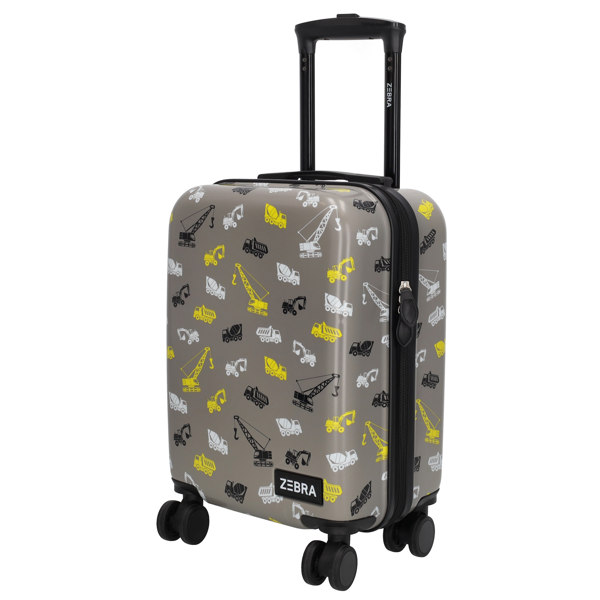 Zebra Trends kinderkoffer grijs