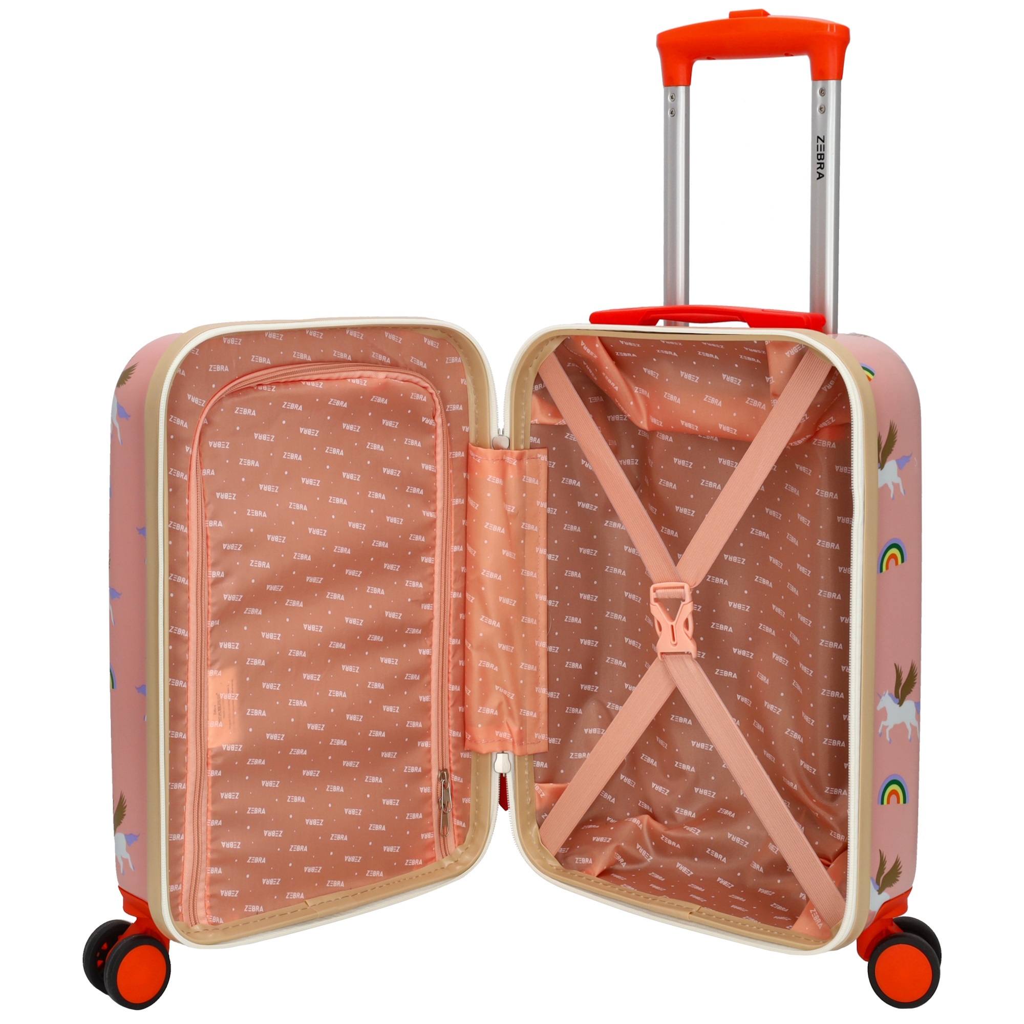 Zebra Trends kinderkoffer unicorn roze