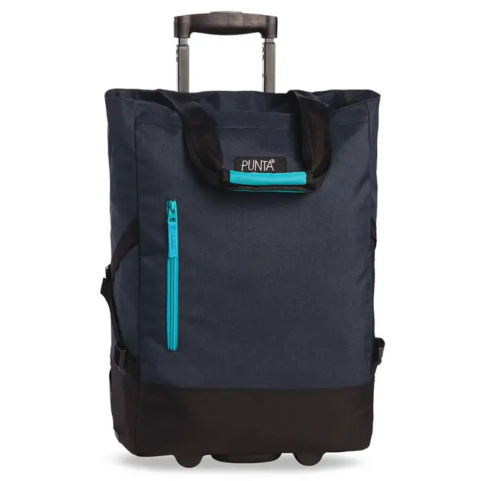 Wheel boodschappentrolley donker blauw