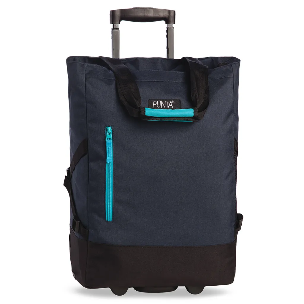 Wheel boodschappentrolley donker blauw