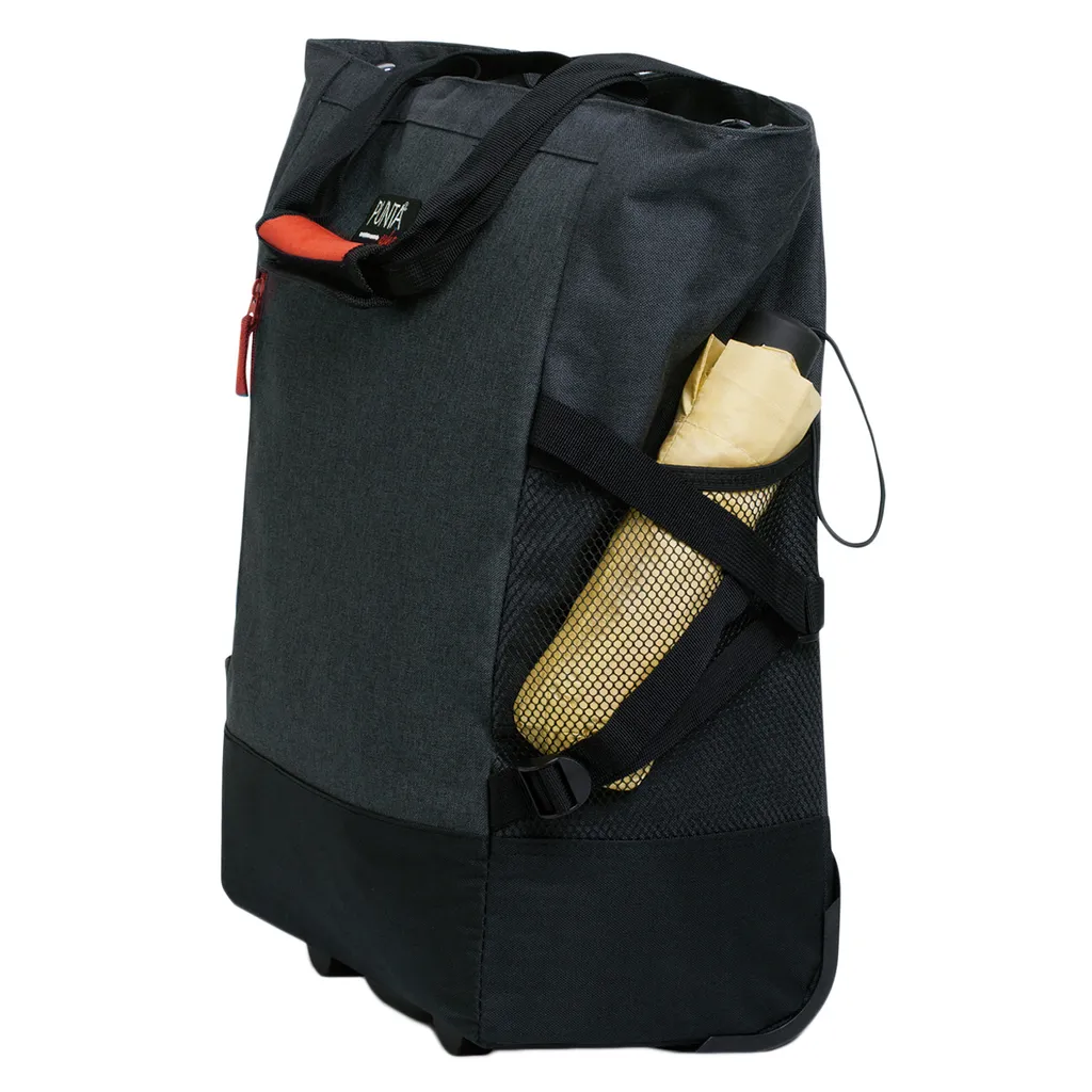 Wheel boodschappentrolley zwart
