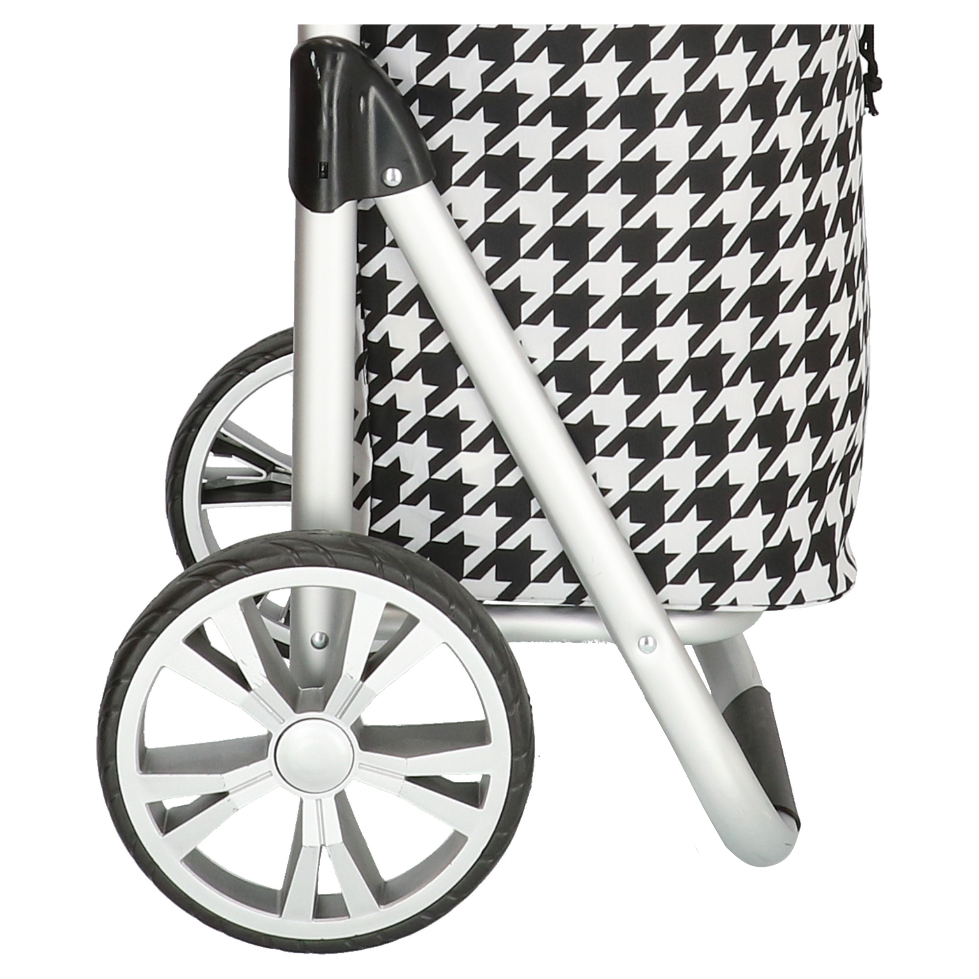 Beagles Alberic boodschappentrolley-winkelkarhaak zwart