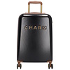 Charm London Travel 55cm handbagage-koffer zwart