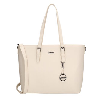Charm London Birmingham 15.6" laptop-shopper cream
