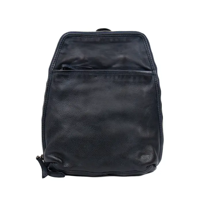 Bear Design CL  32852 leren rugtasje blauw