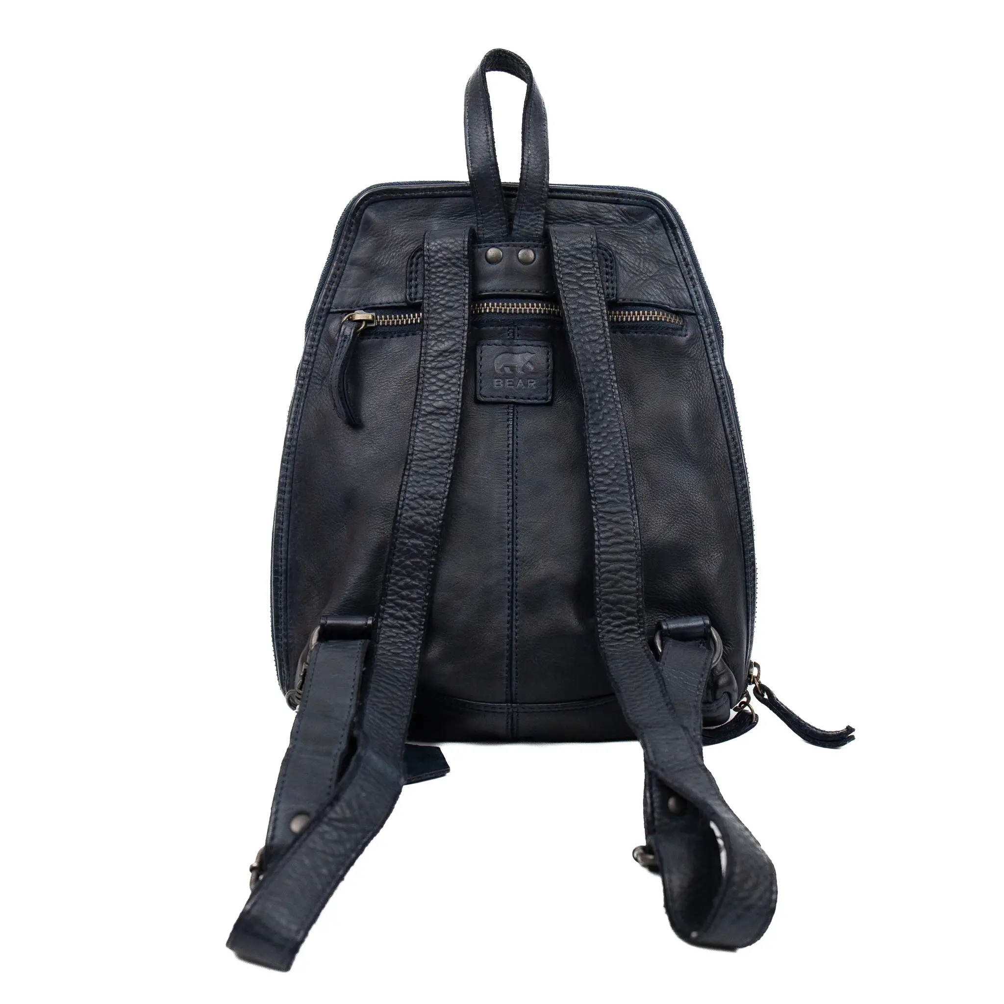 Bear Design CL  32852 leren rugtasje blauw
