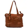 Anja shopper-schoudertas cognac