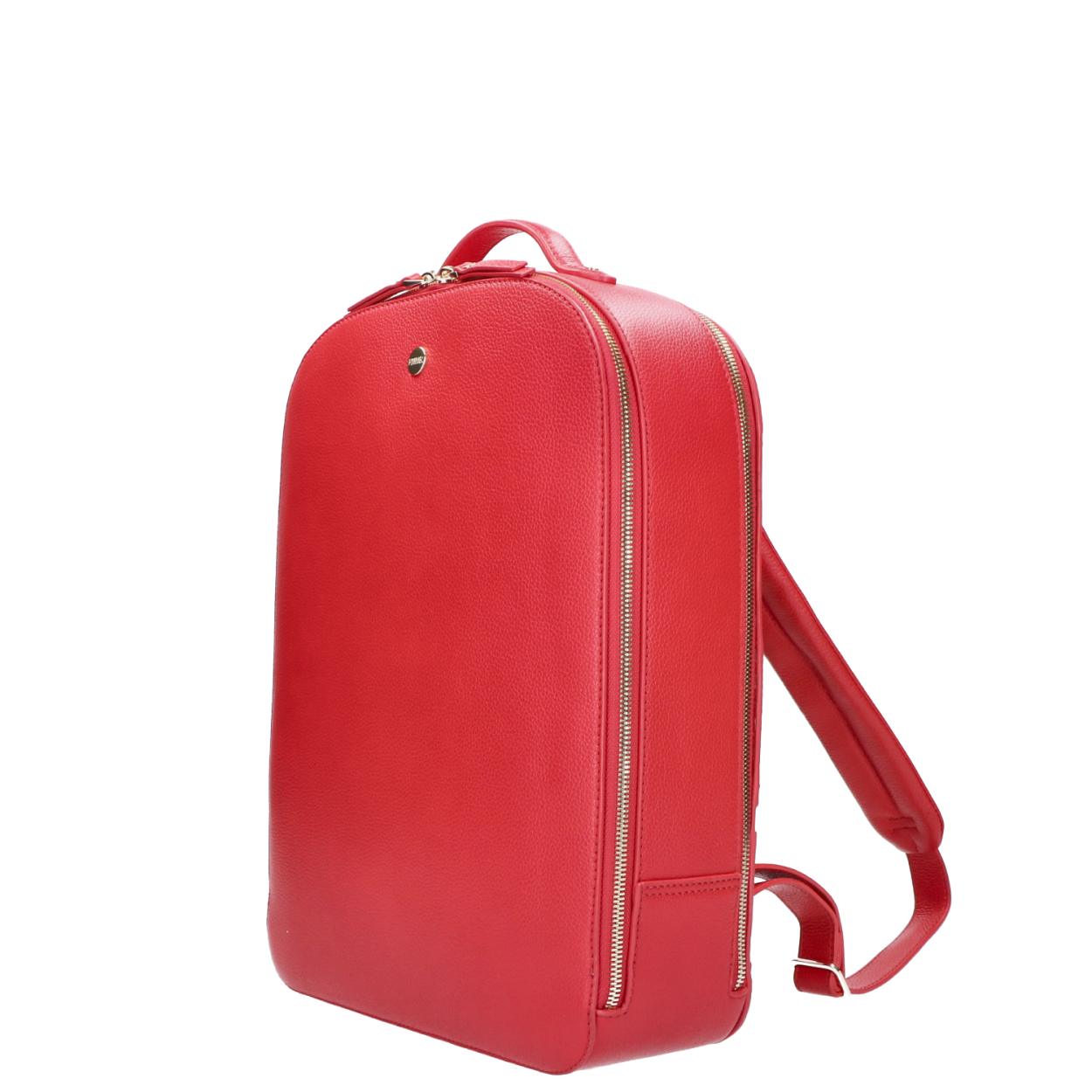 FMME. Claire 13.3" laptop-leren rugtas grain red