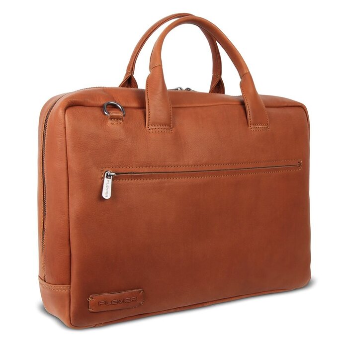 Plevier Liyod 17.3" Laptop Business Tas cognac