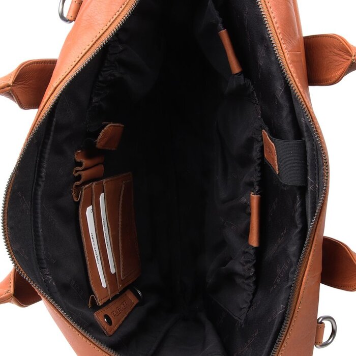 Plevier Liyod 17.3" Laptop Business Tas cognac