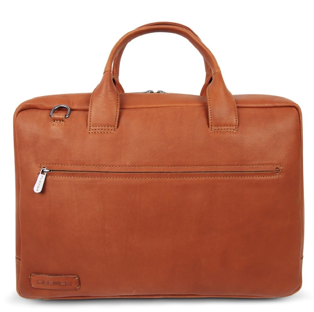 Plevier Liyod 17.3" Laptop Business Tas cognac