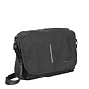 William Harrisburg 15.6" laptop-postmanbag zwart