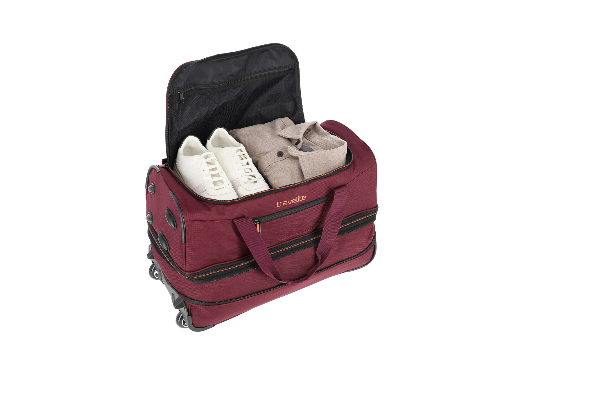 Travelite Basics 55cm wieltas bordeaux