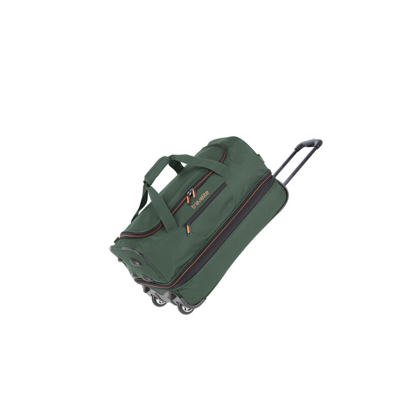 Travelite Travelite Basics Wheeled Duffle 55 Expandable dark green