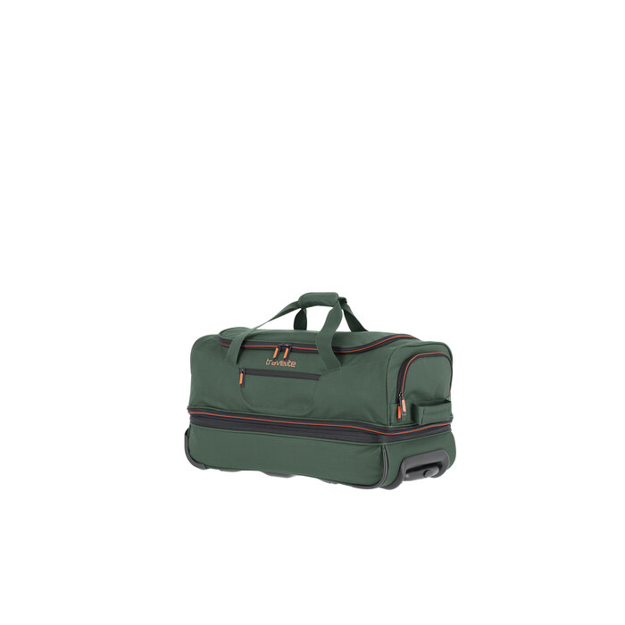 Travelite Travelite Basics Wheeled Duffle 55 Expandable dark green