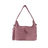 BAG2BAG Tropea suede schoudertas sepia rose