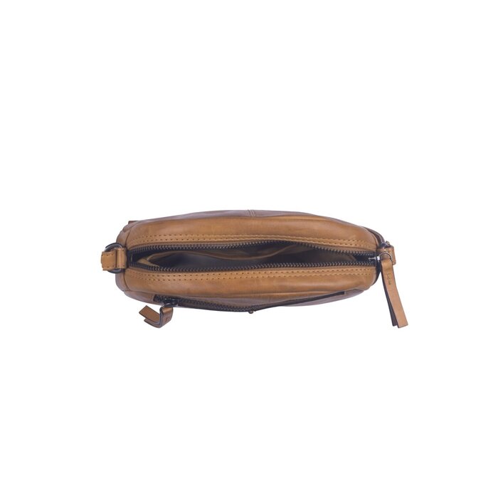 BAG2BAG BAG2BAG Suni schoudertasje musterd
