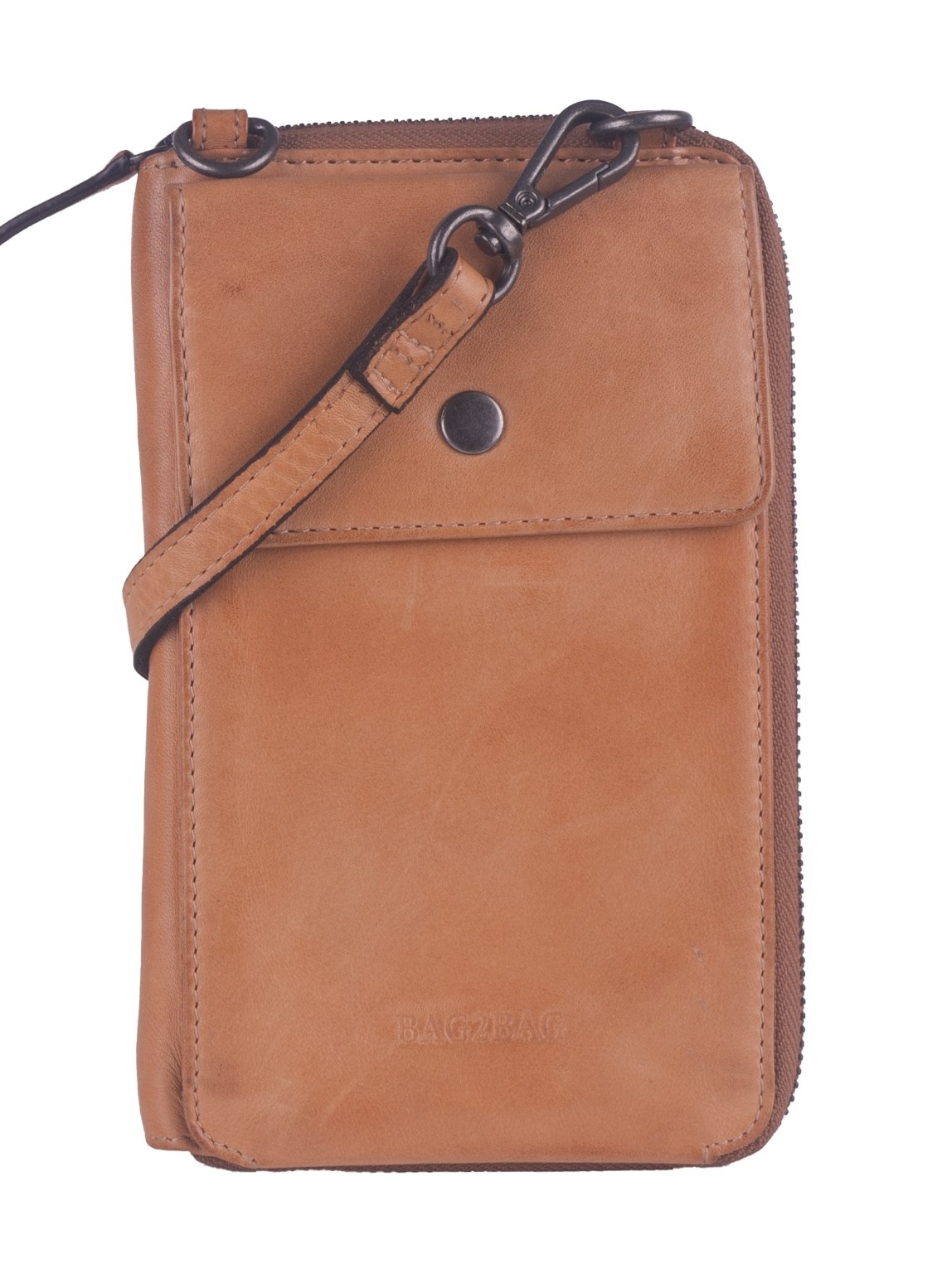 BAG2BAG BAG2BAG sorso portemonnee-telefoontasje camel